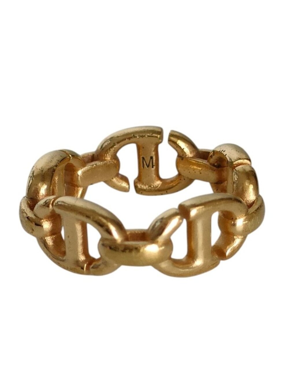Dior CD Navy Ring M Gold